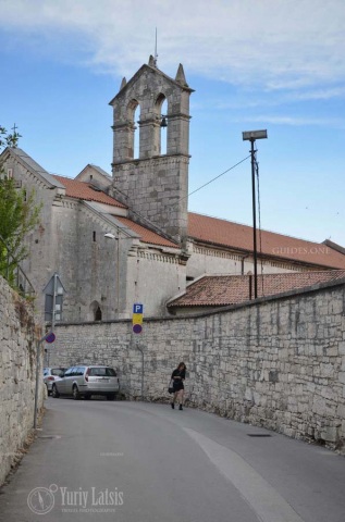Pula. church and monastery st Francis